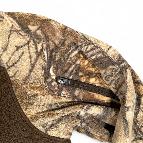Game Winner Sweater Adult EXTRA LARGE Brown Realtree Camo Fleece Pullover Hunt - Picture 6 of 9